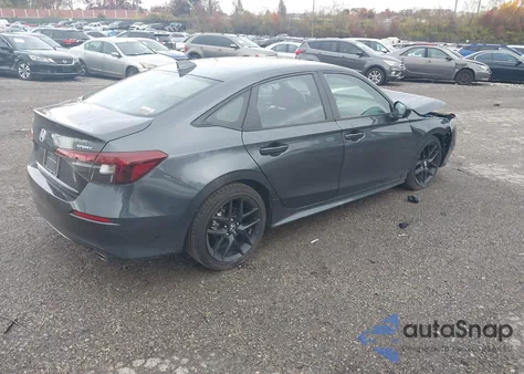 2025 Honda Civic Sport из США, поврежденный, VIN 2HGFE2F57SH538138